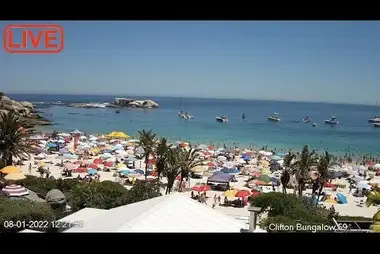 Clifton 4th beach webcam, Cape Town