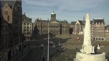 Dam Square, Amsterdam Live Cam