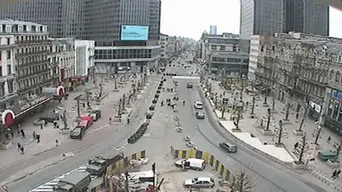 Place de Brouckère, Brussels Live Cam