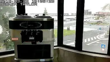 Congelador de sorvete Taylor webcam ao vivo