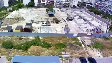 Budowa przedszkola w mikrodzielnicy Szewczenki w Sewastopolu kamera na żywo