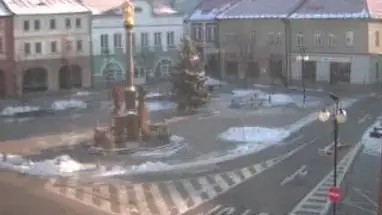 Central square, Dobruska Live Cam