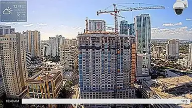 Innenstadt von Fort Lauderdale, Florida Online-Webcam