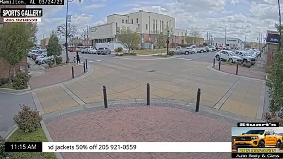 Live cam Downtown Hamilton, Alabama