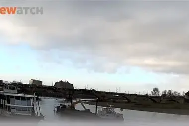 Дрезден, река Эльба, Германия.