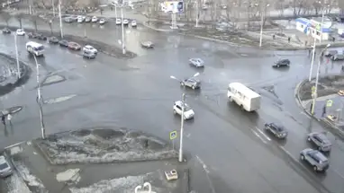 Skrzyżowanie Alei Przyjaźni Narodów i ulicy Kryłowa, Abakan kamera na żywo