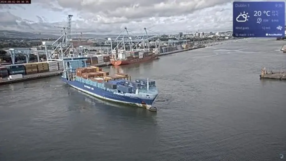 Live Webcam Dublin Port, Ireland