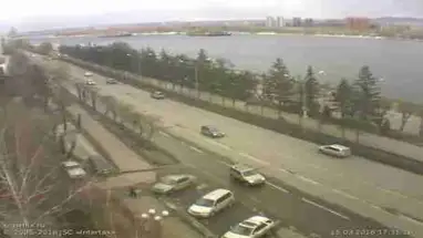 नदी स्टेशन क्रास्नोयार्स्क लाइव वेबकैम प्रसारण