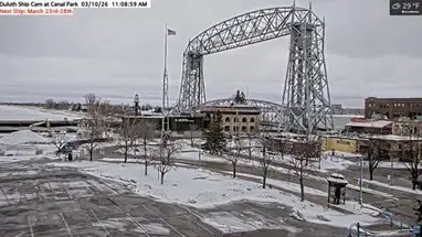Веб-камера Парк Корабельного канала в Дулуте в реальном времени
