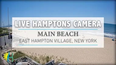 Praia principal de East Hampton webcam ao vivo