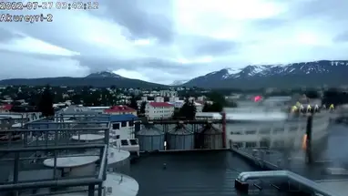 Birrificio Akureyri islandese webcam dal vivo