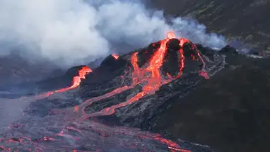 Núi lửa Geldingadalir, Iceland phát trực tiếp qua webcam