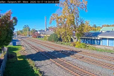 Fairport Train Viewing Platform, New York