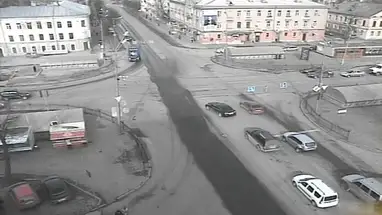 Crossroad of Bolshaya Moskovskaya and Fedorov Creek Live Cam