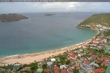 Flamand Beach webcam, Gustavia, Saint Barthelemy