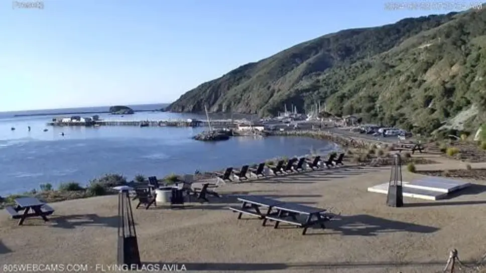Live Webcam Flying Flags Avila Beach, California
