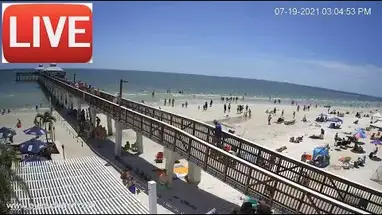 Fort Myers Beach Pier, Florida online-webcam