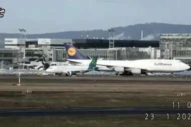 Sichtung am Flughafen Frankfurt