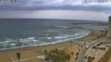 Plaża Los Boliches w Fuengiroli kamera na żywo