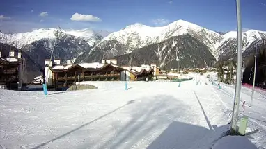 Inclinação S, estação de esqui Krasnaya Polyana webcam ao vivo