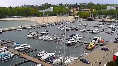 Puerto deportivo de Gdynia, Pomerania cámara web en vivo