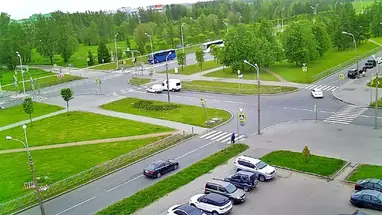 일반 Khazov 거리와 상트페테르부르크 고속도로 교차로, 푸쉬킨 웹캠 라이브 스트림