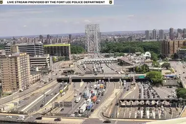 George Washington Bridge Live Traffic Webcam, Fort Lee, NJ