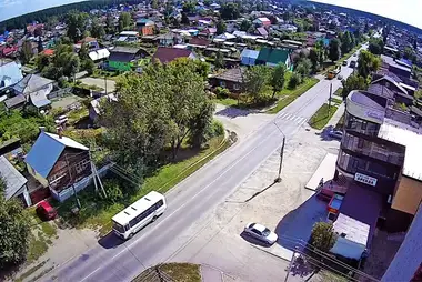 Webcam at the Gorky/Kluchevskoy crossroads in Biysk