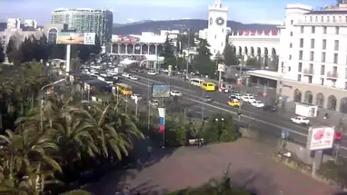 Ulica Gorkiego, plac Dworca Kolejowego kamera na żywo