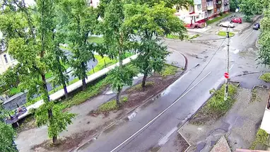 Skrzyżowanie ulic Lipowoj i 8 Marca w Bijsku kamera na żywo