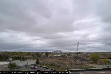 Cielo de Grand Forks, vista suroeste