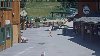 Grand Targhee Plaza, Wyoming Live Cam