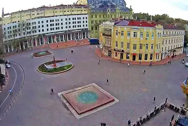 Webcam on the Greek square in Odessa