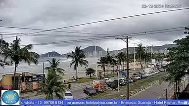 Plage d'Enseada, Guarujá webcam en direct