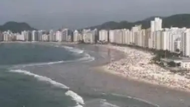 Plage d'Eden, Guarujá webcam en direct