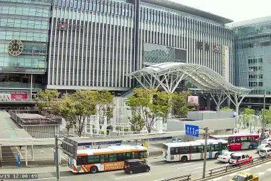 Bushaltes station Hakata, Fukuoka