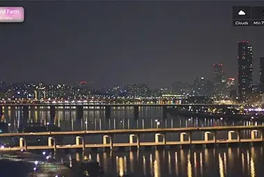 Hoàng hôn Hangang Seoul