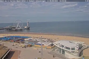 PTZ webcam on the beach of Scheveningen