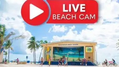 Hollywood Beach Theatre, Flórida webcam ao vivo