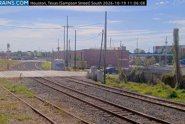 Houston, Sampson Street Blick nach Süden, Texas