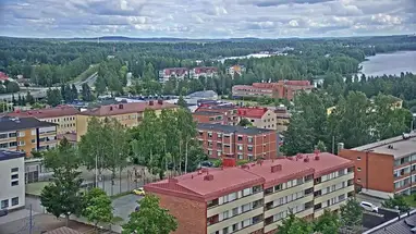 Vista de la ciudad de Iisalmi cámara web en vivo