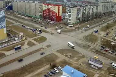Intersection of International and Chapaeva streets, Nizhnevartovsk