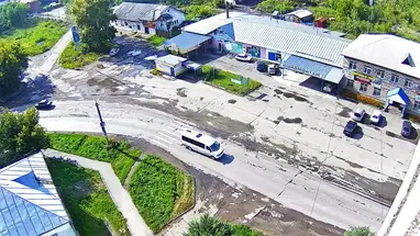 Incrocio delle strade Socialista e Irtyshskaya, Biysk webcam dal vivo
