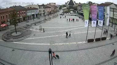 Piazza del mercato Jaworzno, Polonia webcam dal vivo