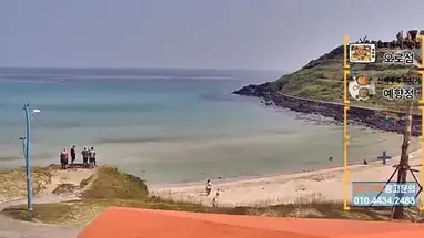 Bãi biển Hamdeok, đảo Jeju phát trực tiếp qua webcam