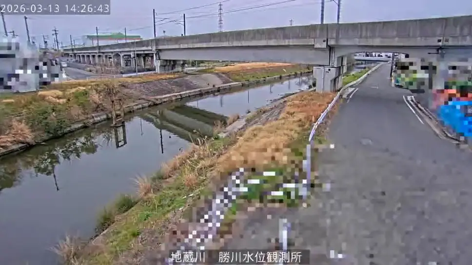 Webcam en direct Rivière Jizo à la station hydrométrique de Kachigawa ...