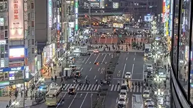 Cruzamento de Kabukicho, Tóquio webcam ao vivo
