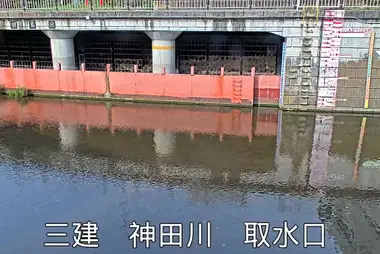 Fiume Kanda alla presa Kanda, Suginami