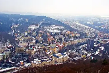 Karlovy Vary, panorama view