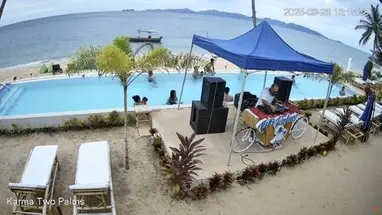 Two Palms Beach Live, Koh Samui online-webcam